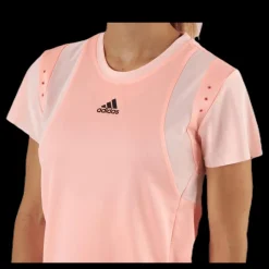 Clearance adidas Training Heat Ready Tee Pink Rosa