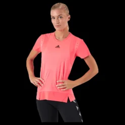 adidas Training Heat Ready Tee Pink/Red Rosa Discount