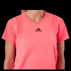 adidas Training Heat Ready Tee Pink/Red Rosa Discount