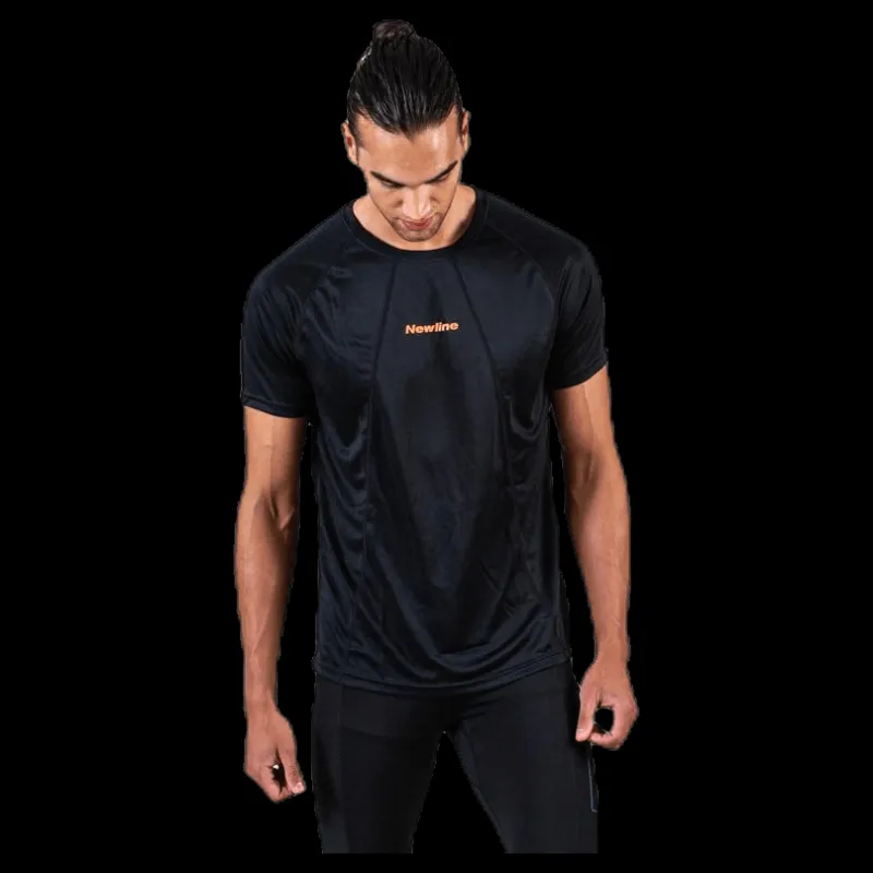 Newline Training Tee Black Svart
