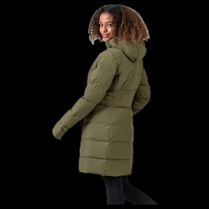 2XU Transit Insulation Longline Jacket Green Hot