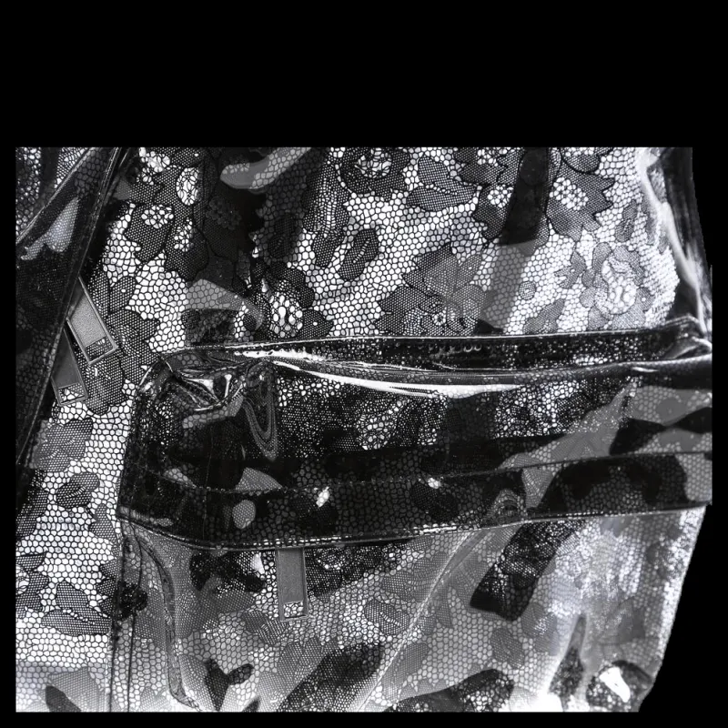Mi-Pac Transparent Lace Black Svart Best