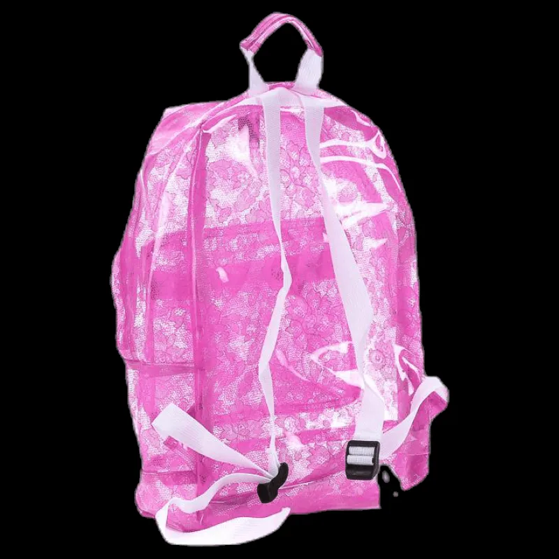 Discount Mi-Pac Transparent Lace Pink Rosa