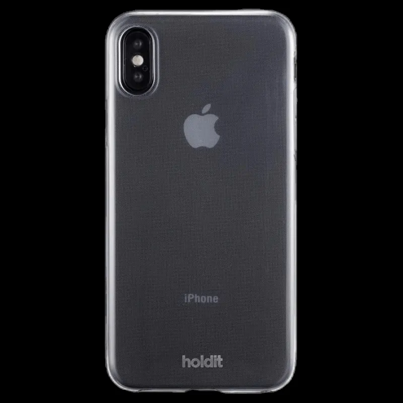 Holdit Transparent Phone Case iPhone X/XS Vit