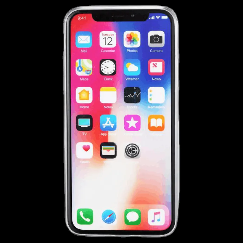 Holdit Transparent Phone Case iPhone X/XS Vit
