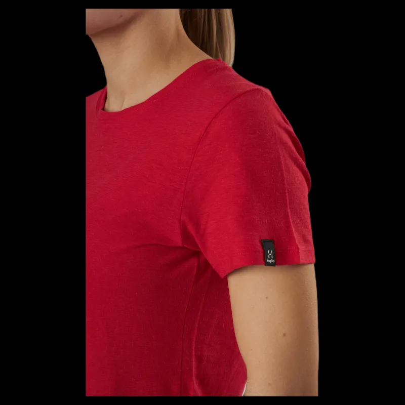Best Haglöfs Träd Tee Red Röd