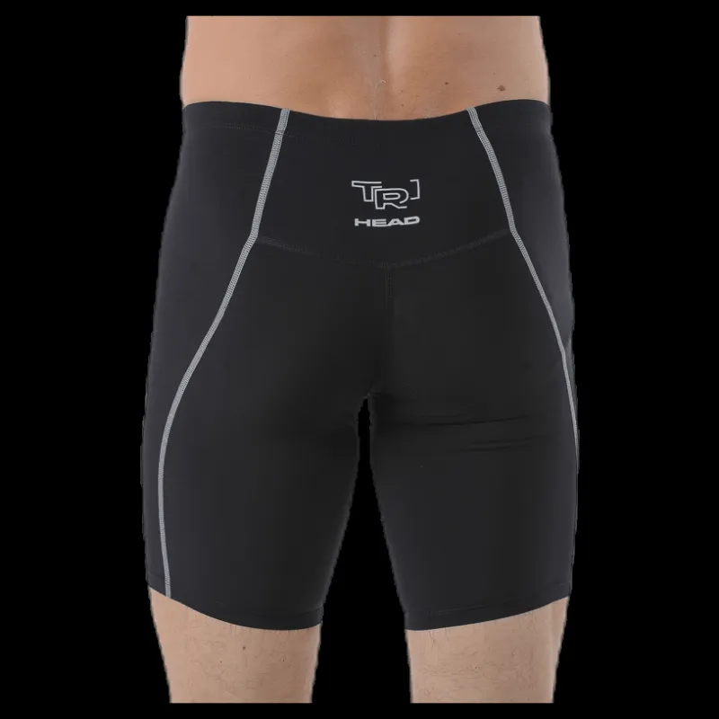 Head Tri Short Man Black Svart Discount