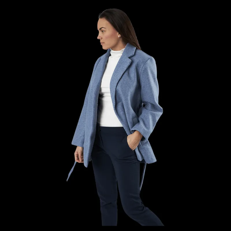 Only Trillion Belt Coatigan Pnt Blue Clearance