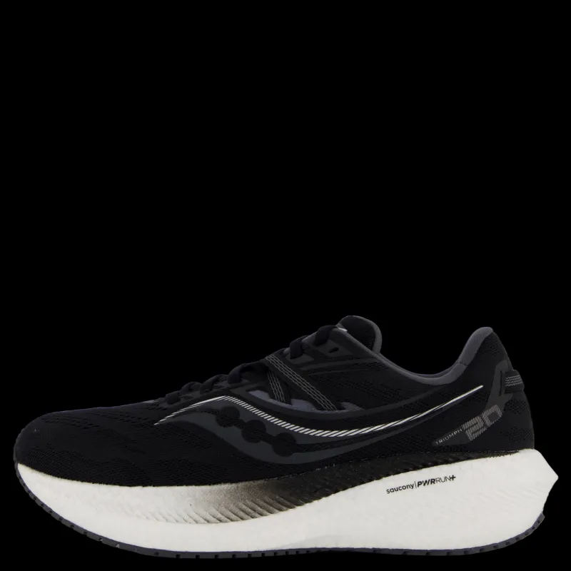 Saucony Triumph 20 Wide Black/white Svart Best