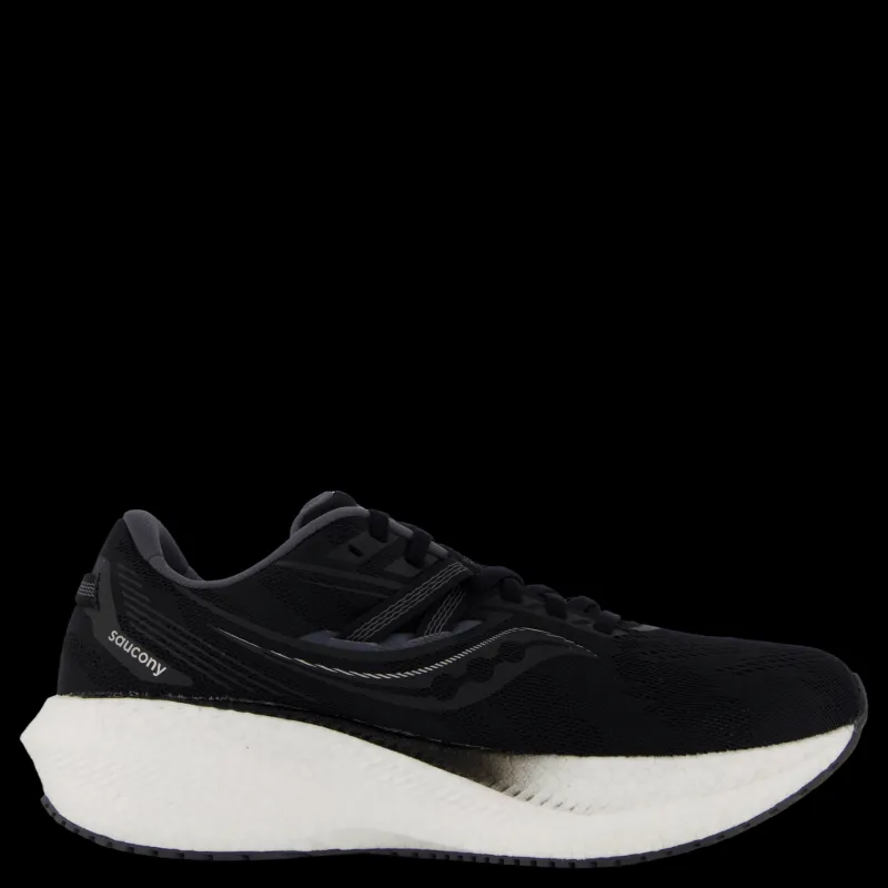 Saucony Triumph 20 Wide Black/white Svart Best