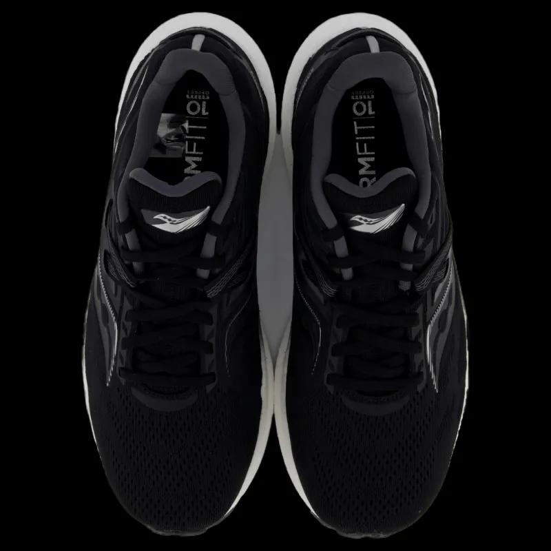 Saucony Triumph 20 Wide Black/white Svart Best
