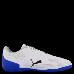 Clearance Puma Truco Iii Jr Indoor White- Black- Tea Svart, Blå och Vit