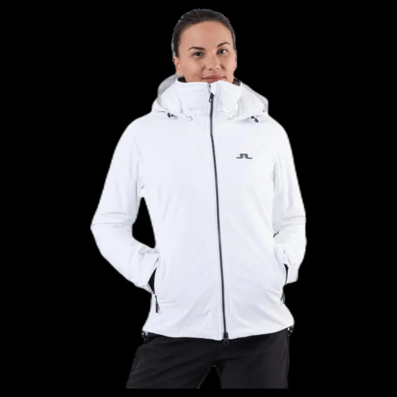 Outlet J.Lindeberg Truuli Jacket White Vit