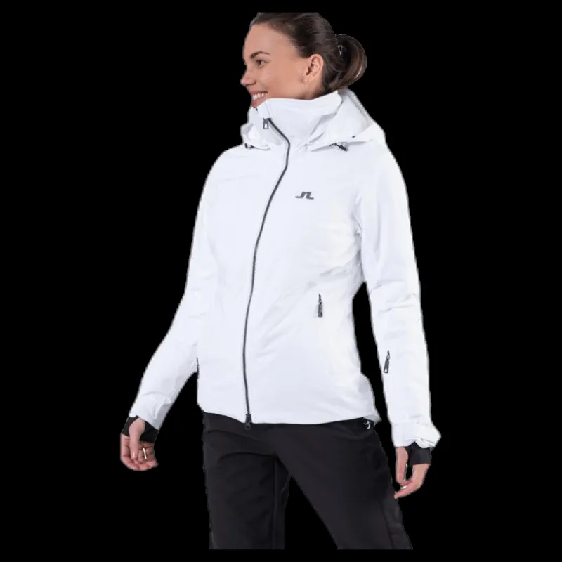 Outlet J.Lindeberg Truuli Jacket White Vit