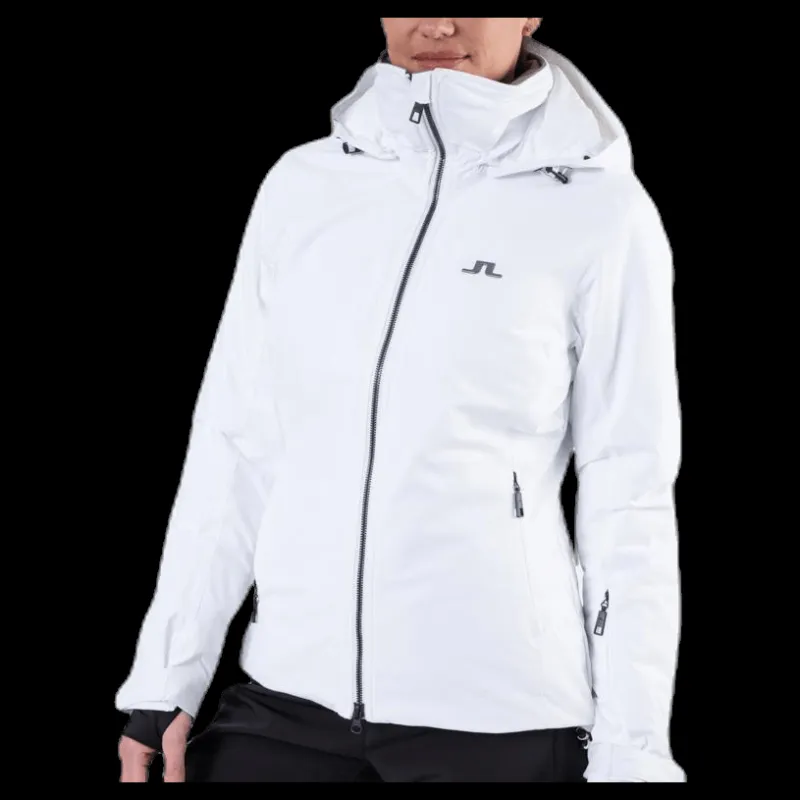 Outlet J.Lindeberg Truuli Jacket White Vit