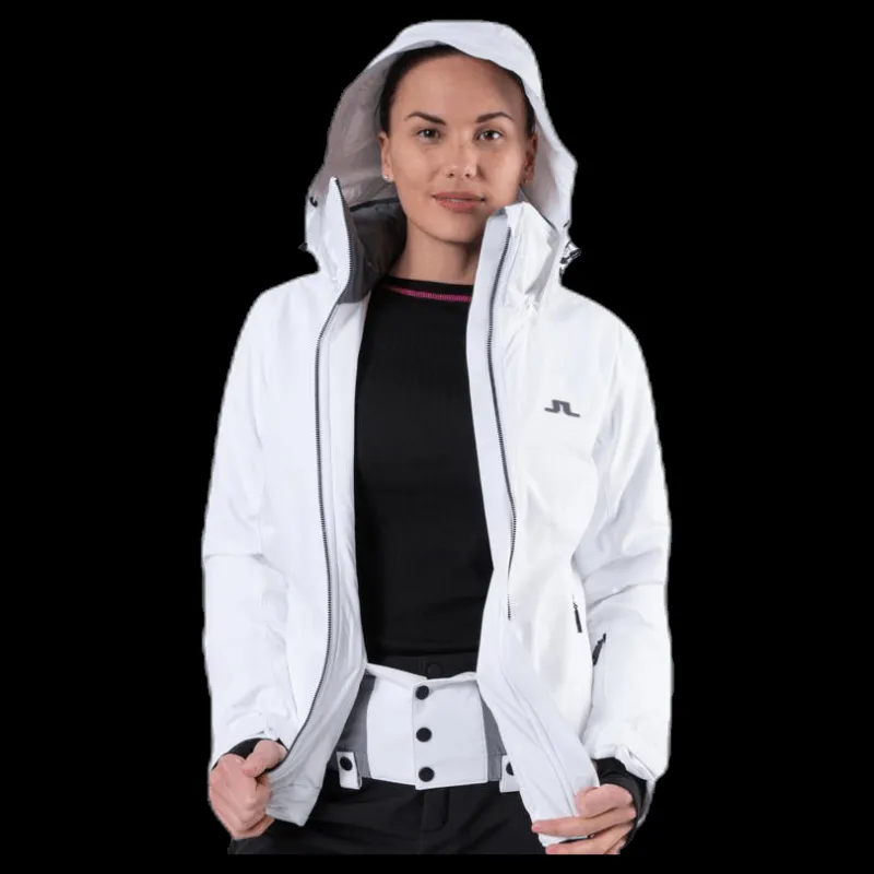 Outlet J.Lindeberg Truuli Jacket White Vit