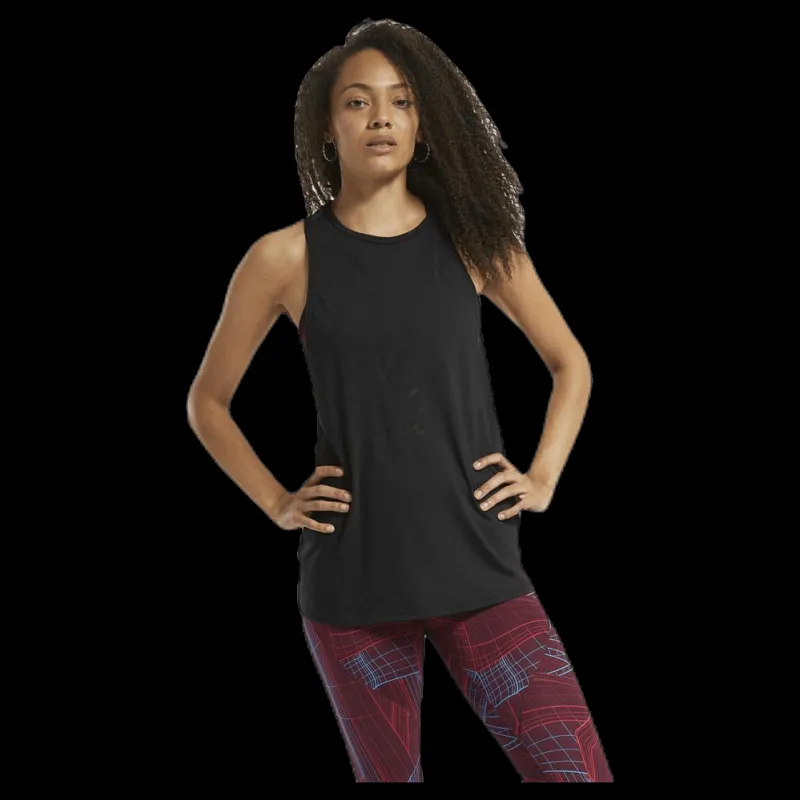 Reebok TS Burnout Tank Black Svart Discount