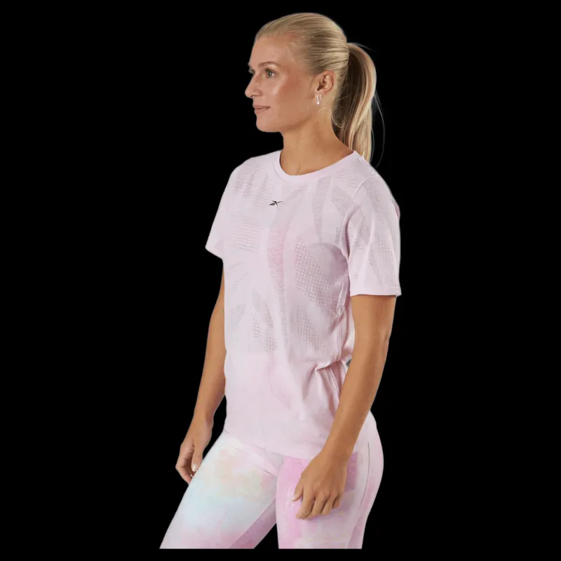 Online Reebok Ts Burnout Tee Frober Rosa