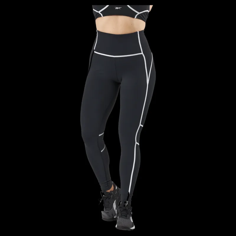 Reebok Ts Lux Hr Tight- Cb Black Svart Outlet