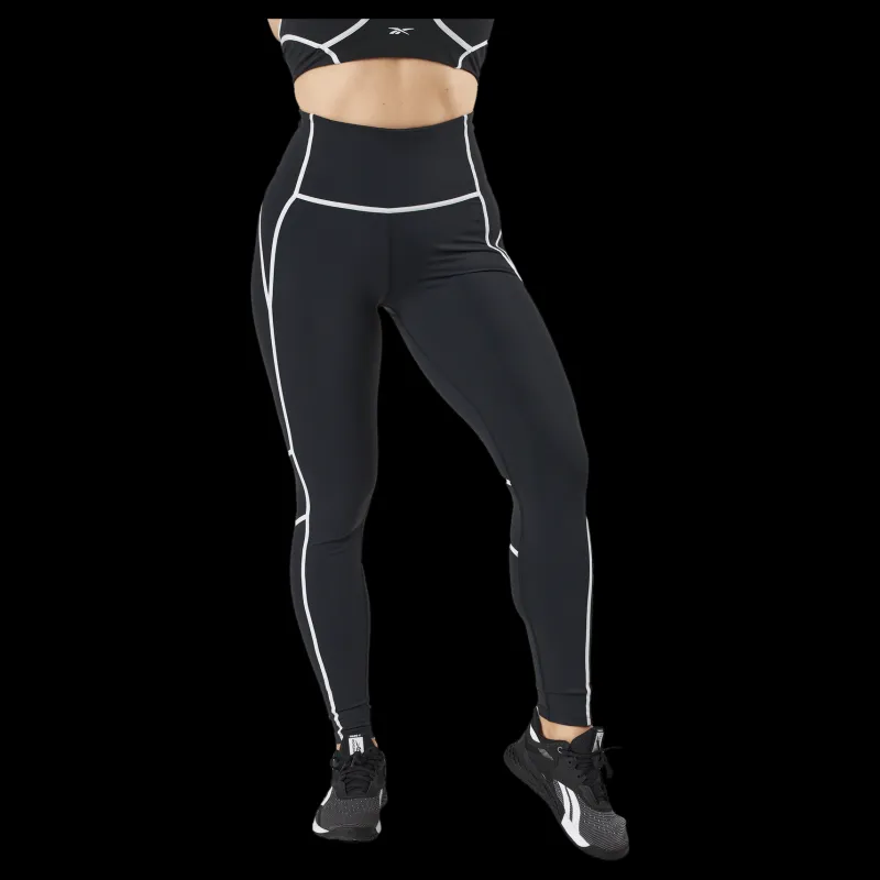 Reebok Ts Lux Hr Tight- Cb Black Svart Outlet