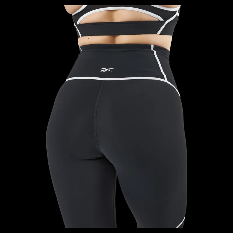 Reebok Ts Lux Hr Tight- Cb Black Svart Outlet