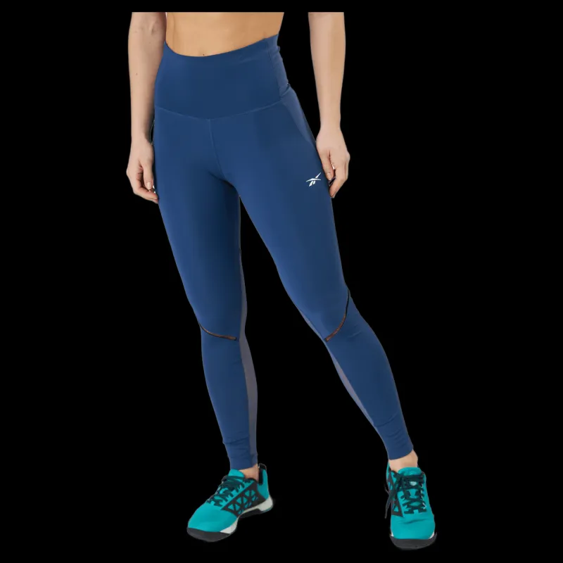 Online Reebok Ts Lux Perform Perf Tight Batblu Blå