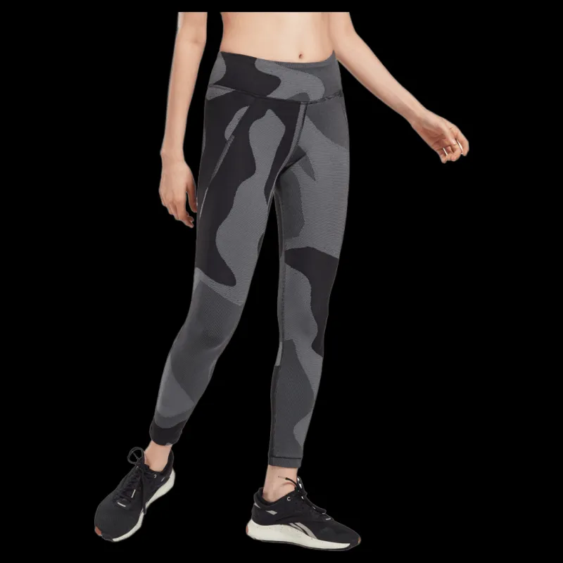 Reebok Ts Lux Tight- Jacquard Black Svart Hot