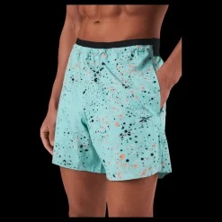 Sale Reebok Ts Strength Aop Short 2.0 Seclte Turkos