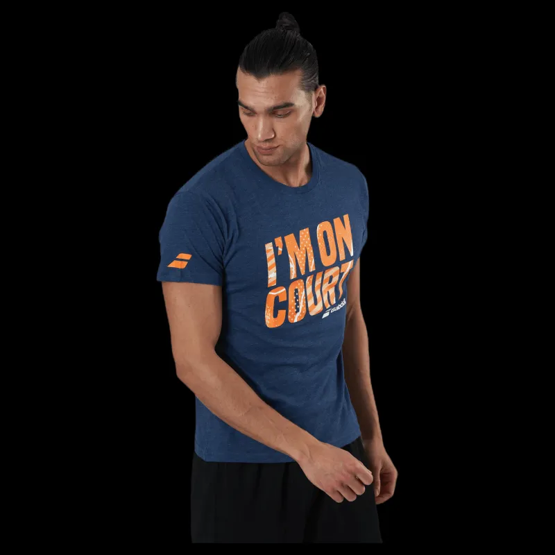 Babolat T-Shirt Message blue Blå Sale