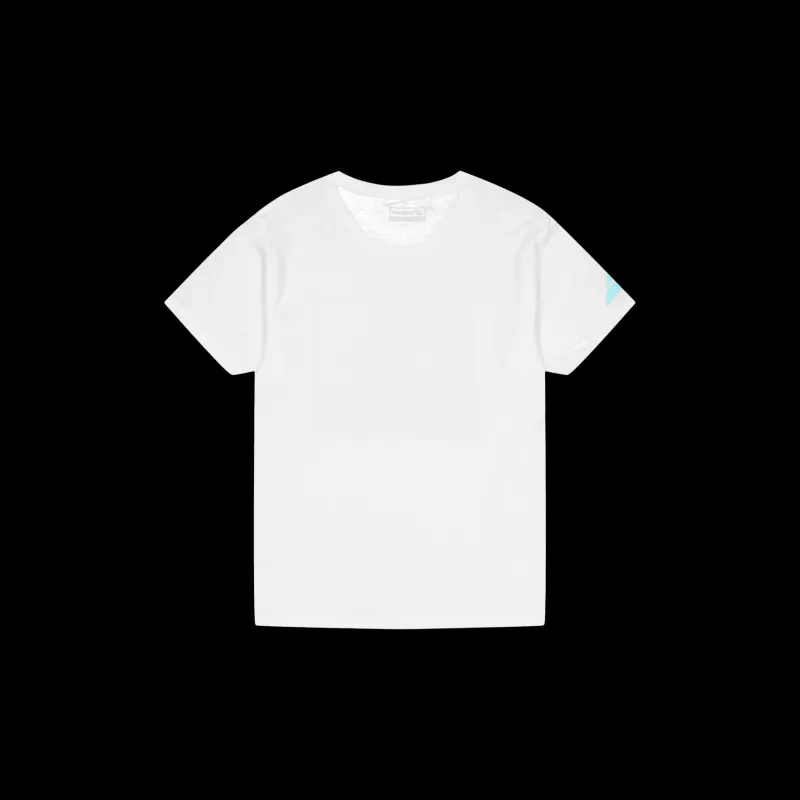 Babolat T-shirt Exercise Message White/angel Blue Vit