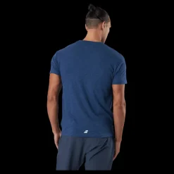 Babolat T-shirt Exercise Vintage Blue Blå Outlet