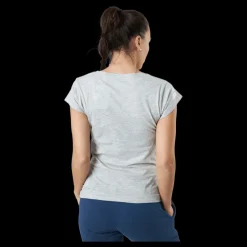 Best Babolat T-shirt Exercise Women Grey Grå