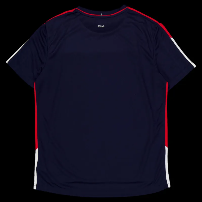 Fila T-shirt Gabriel Navy/redcomb. Blå Clearance