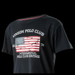 Outlet Vinson Polo Club T-Shirt Jovani Black Svart
