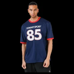 Tommy Hilfiger Sport T-Shirt Oversized '85' Blue Blå Discount