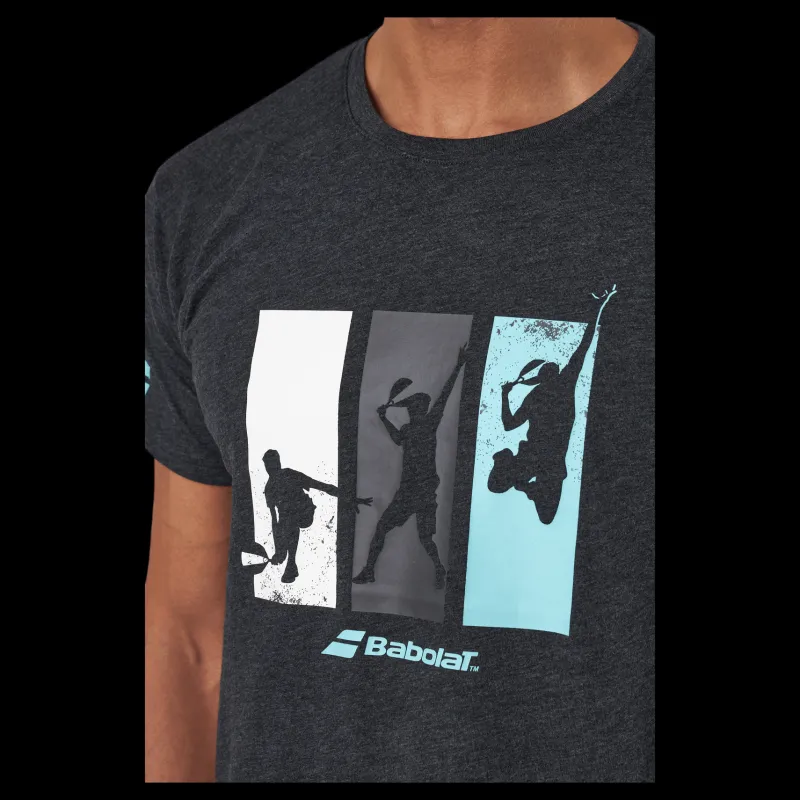 Discount Babolat T-shirt Padel Cotton Black Svart