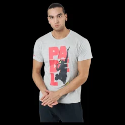 Hot Babolat T-shirt Padel Cotton Grey Grå