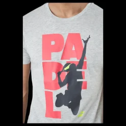 Hot Babolat T-shirt Padel Cotton Grey Grå