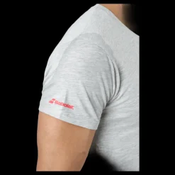 Hot Babolat T-shirt Padel Cotton Grey Grå