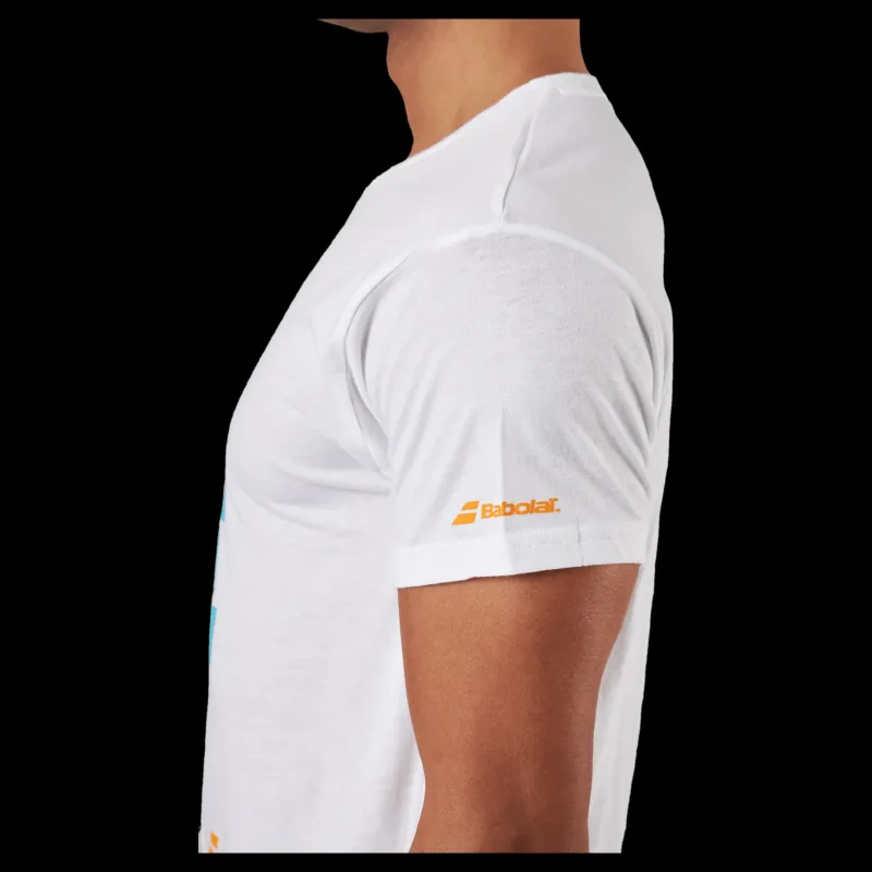 Hot Babolat T-shirt Padel Cotton White Vit