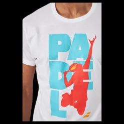 Hot Babolat T-shirt Padel Cotton White Vit