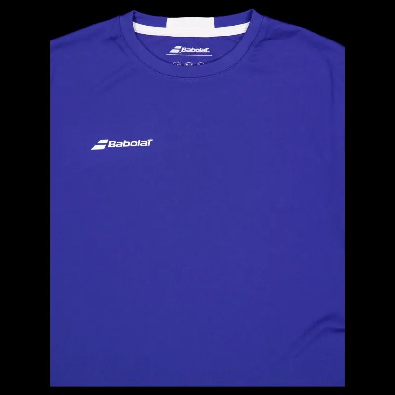 Discount Babolat T-shirt Play Crew Neck Blue Blå