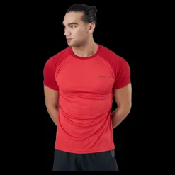 Outlet Babolat T-shirt Play Crew Neck Red Röd