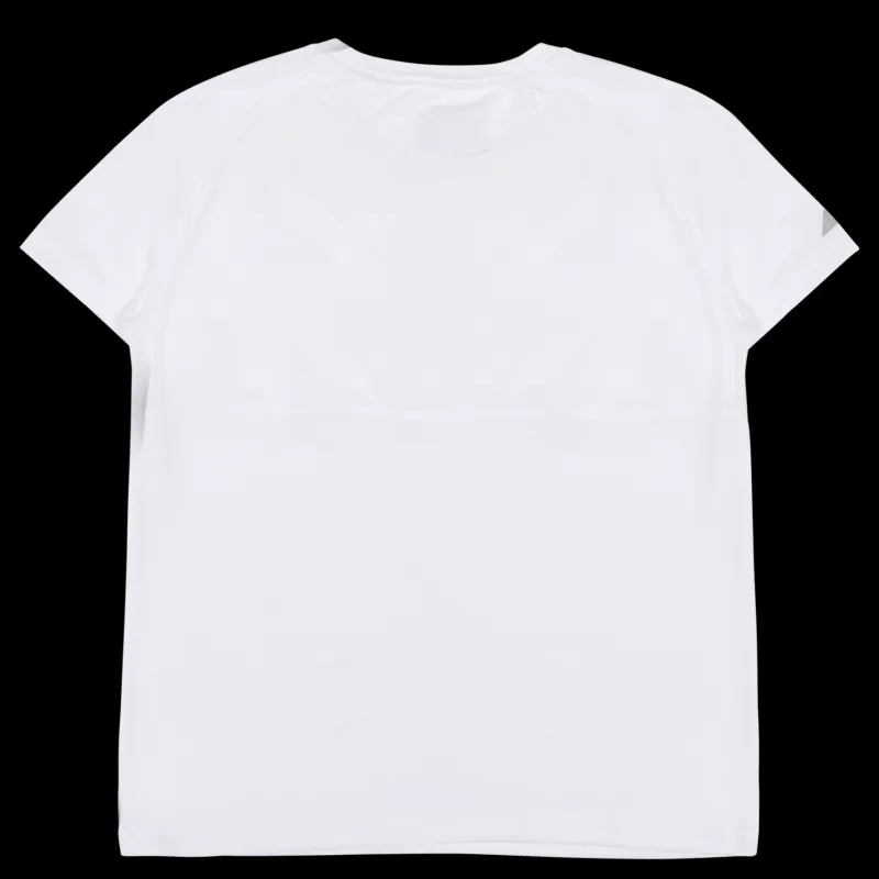Babolat T-shirt Play Crew White Vit Sale