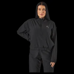 Hot BLACC Tulip Halfzip Jacket Black Svart