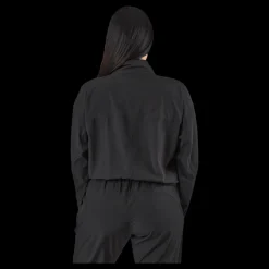 Hot BLACC Tulip Halfzip Jacket Black Svart