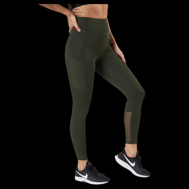 Outlet BLACC Tuned 7/8 Tights Green Grön