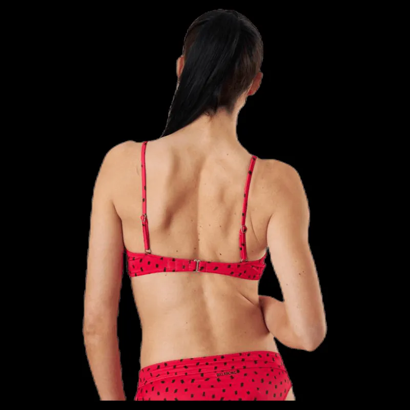 Billabong Turn It Up Bralette Red Röd New