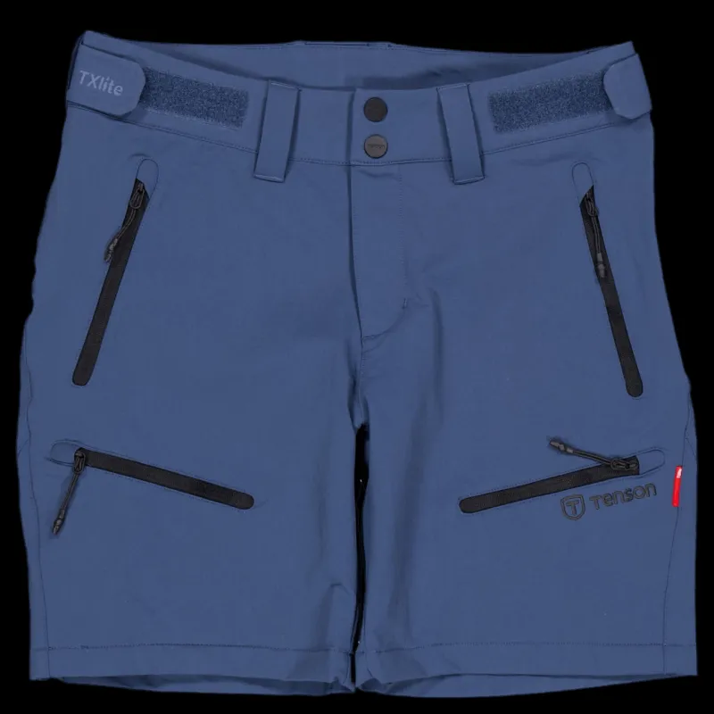 New Tenson Txlite Flex Shorts W Midnight Navy Blå