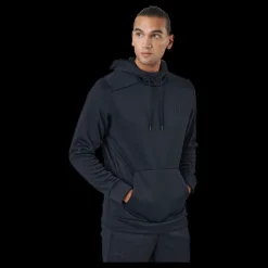 Under Armour Ua Armour Fleece Hoodie Black Blå